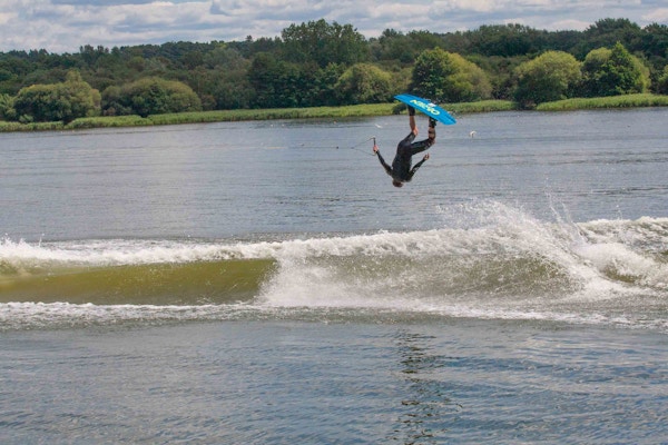 Mark Osmond at the 2020 British Wakeboard Squad